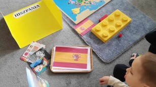Dzieci poznają położenie Hiszpanii - pl